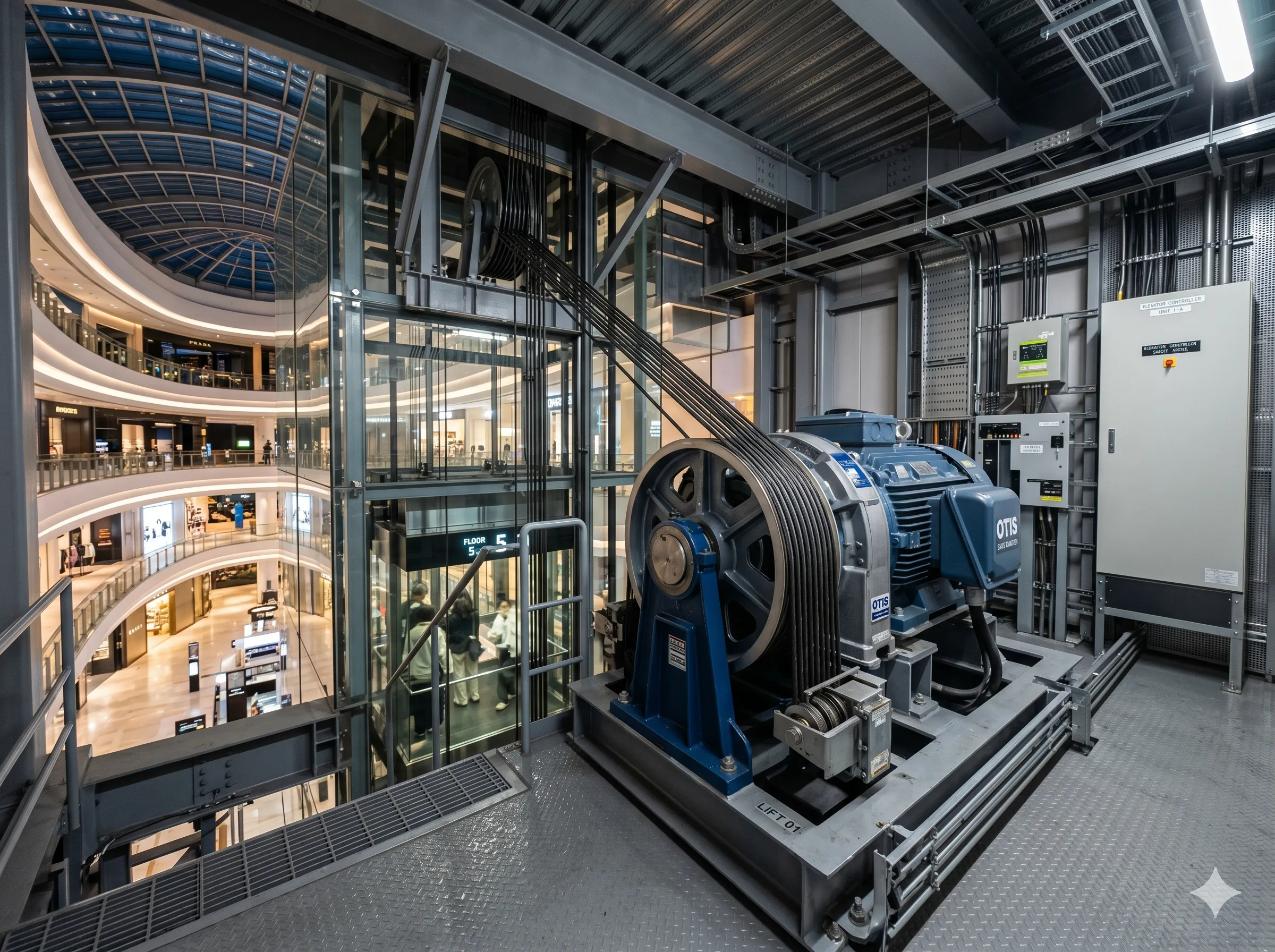 Shopping Mall Elevators in Hyderabad working system